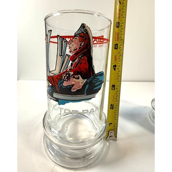 Star Trek III The Search for Spock 1984 Taco Bell Collectors Glasses Set of 2 - Picture 4 of 9